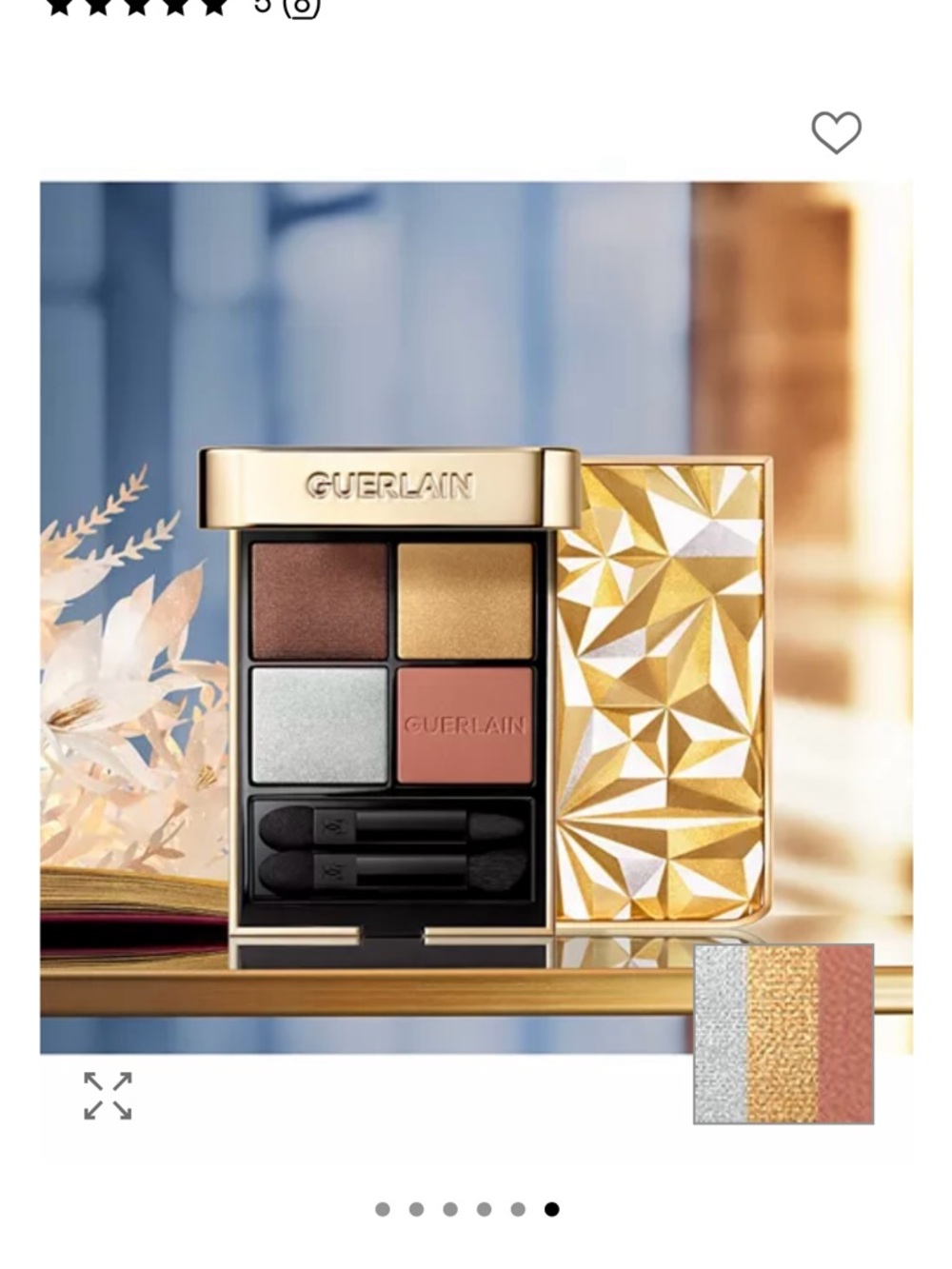 GUERLAIN Luxe Quad Eyeshadow Palette — .Color 520 Stellar Glow